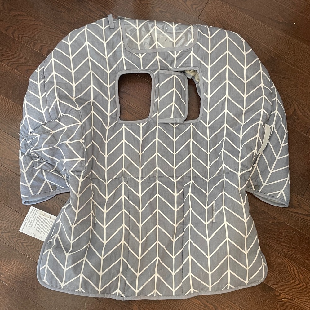 IcoPuca Grey Baby Shopping Cart Seat Cover - Picture 3 of 8